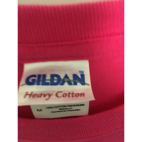 Gildan Adult Unisex Graphic Print T-Shirt "Virginia Beach 2012" Size M Pink - Picture 3 of 12